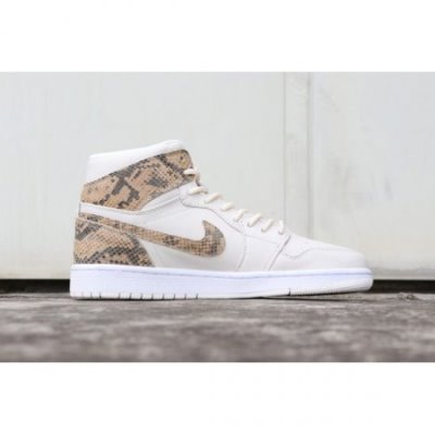 Nike Erkek Air Jordan 1 High Premium Yılan Ten Rengi Basketbol Ayakkabısı Türkiye - MX3WDAA3